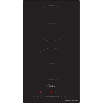 Midea MIH350D157K0 Domino Επαγωγική Εστία Αυτόνομη με Λειτουργία Κλειδώματος 28.8x52εκ.